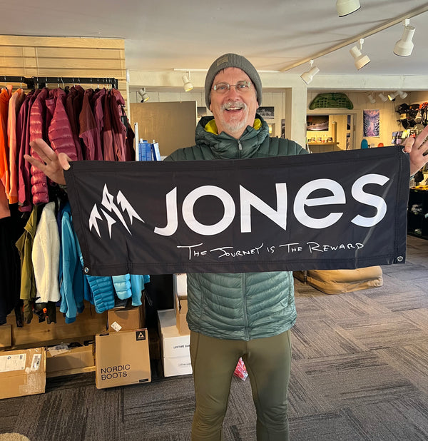 Jones Snowboards Banner 100x35cm