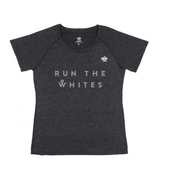 Run The Whites Women's Performance T-Shirt Charcoal