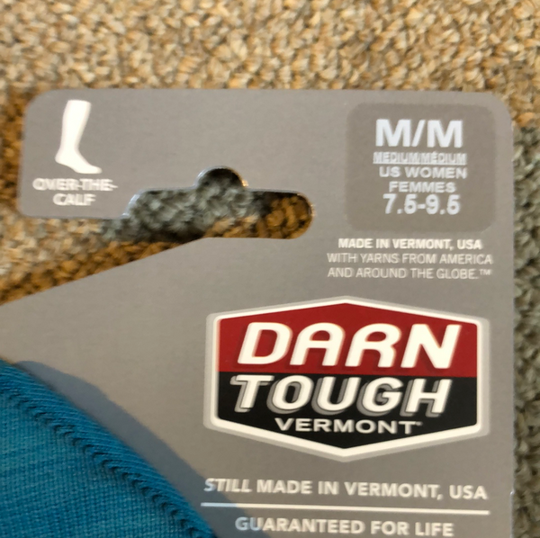 Darn Tough Vermont Womens Merino Wool Over The Calf Ultra Lightweight
